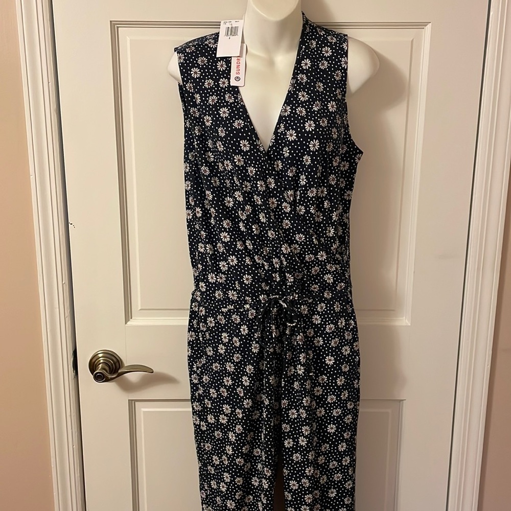 Daisy Floral Wrap Jumpsuit